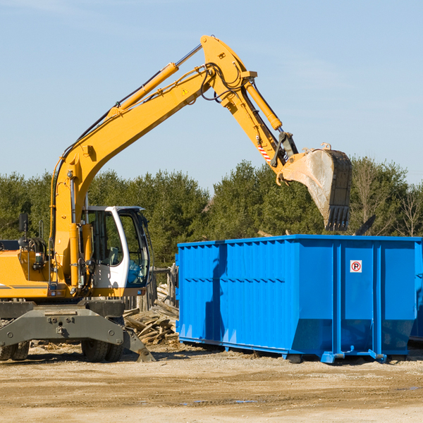 is there a minimum or maximum amount of waste i can put in a residential dumpster in Mill Creek KS